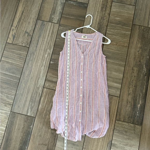 Marine Layer Lake Tank Dress in Lavender Stripe size XS - Picture 8 of 9